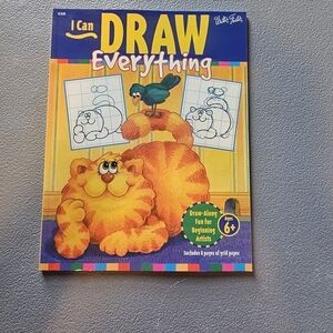 Source Unknown I Can Draw Everything Book - Blue, Orange, Yellow